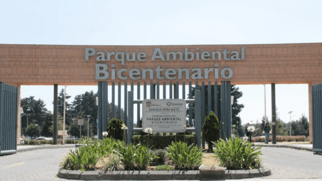 Parque bicentenario Metepec ruta ciclista 
